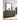 Athens wooden brown dresser with mirror