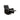 Black leather recliner chair