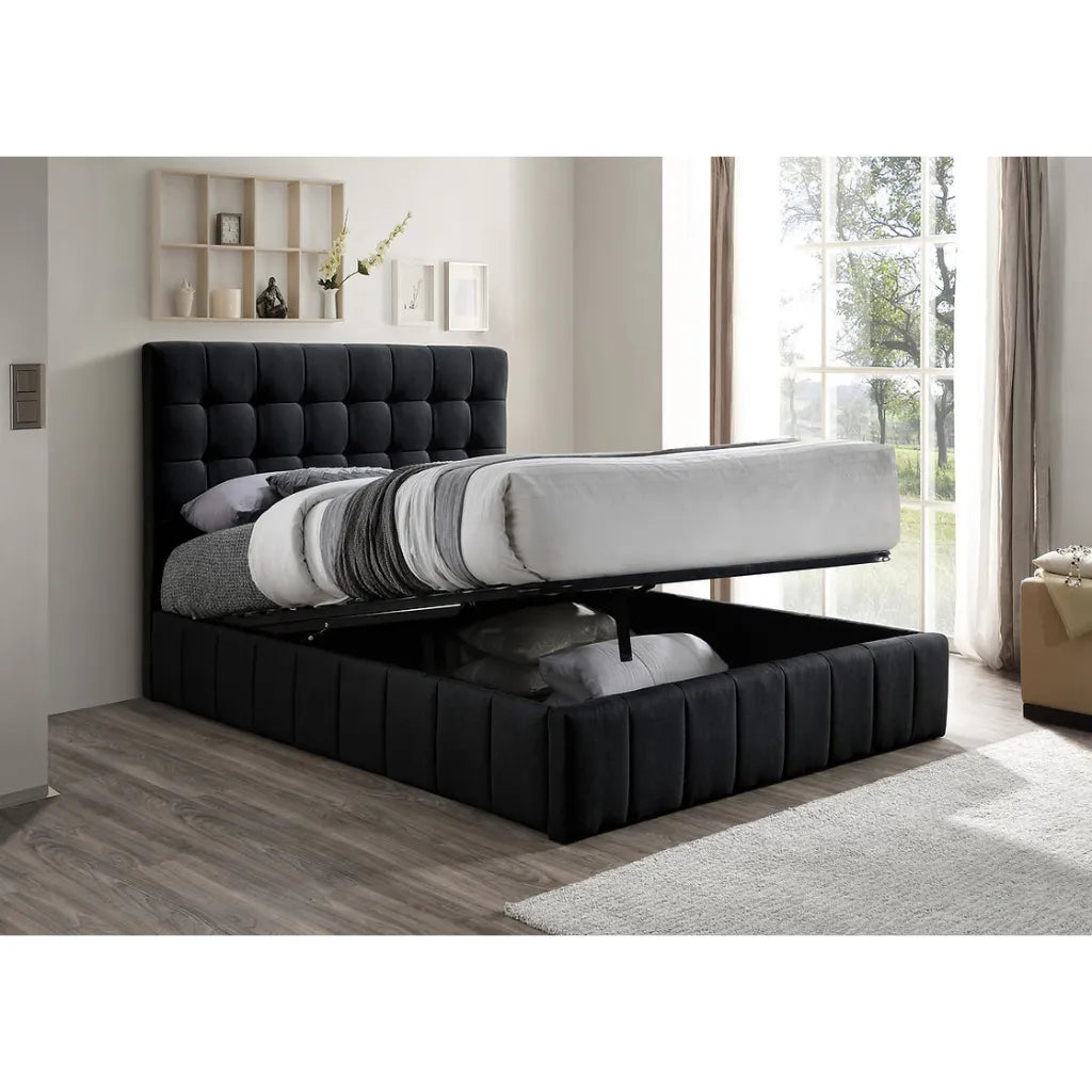King Storage Bed with Hydraulic Lift