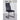 Black velvet dining chair with quilted backrest