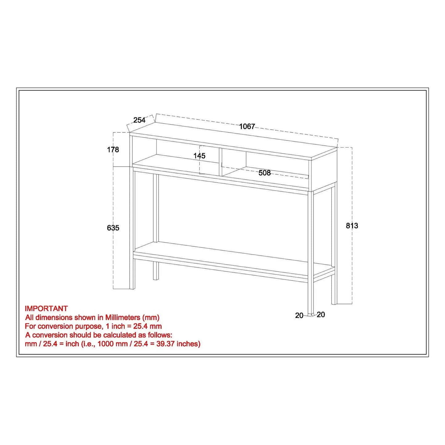 Ojas Narrow Console Table – Rustic Mango Wood & Black Metal Frame