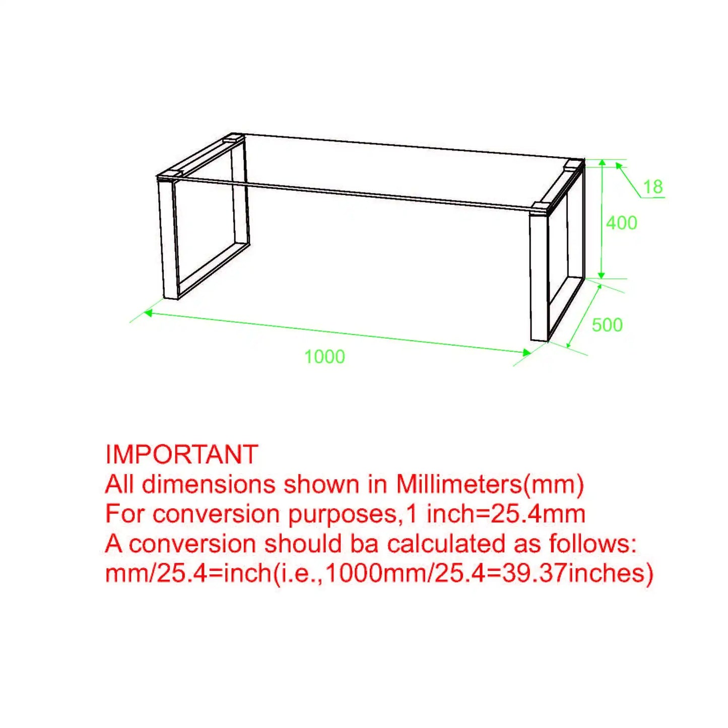 Zevon Glass Coffee Table in Silver - Polished Stainless Steel Frame