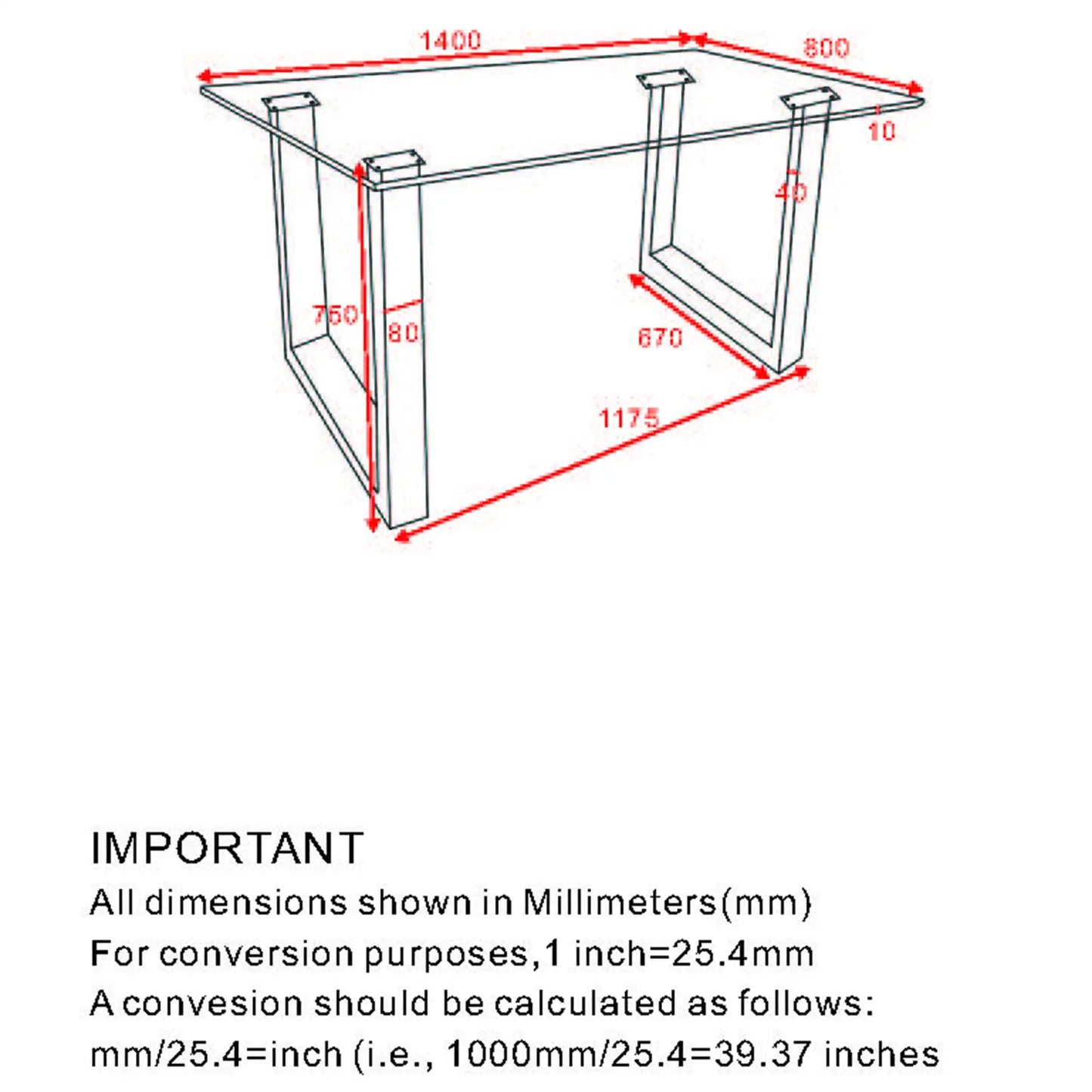 Glass Dining Table for Small Spaces – Franco in Black Metal