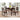 Dining table set with four chairs