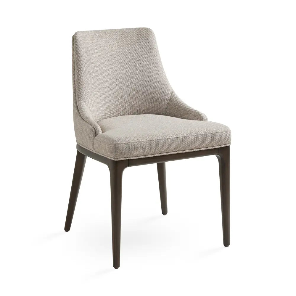 Everett Upholstered Dining Chair with Solid Wood Legs