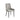 Grey upholstered chair with black metal legs