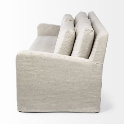 Denly Sofa (Beige Slipcover)