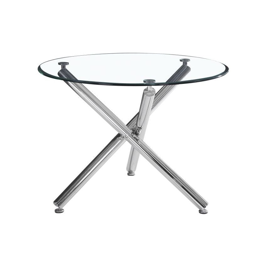 SOLARA II ROUND DINING TABLE IN CHROME