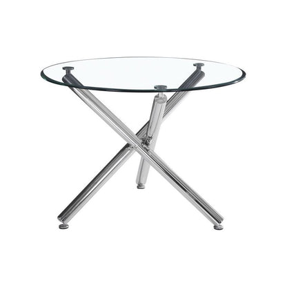 SOLARA II ROUND DINING TABLE IN CHROME
