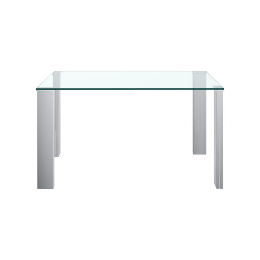 FRANKFURT RECTANGULAR DINING TABLE IN STAINLESS STEEL