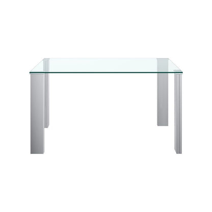 FRANKFURT RECTANGULAR DINING TABLE IN STAINLESS STEEL