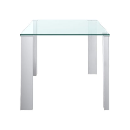 FRANKFURT RECTANGULAR DINING TABLE IN STAINLESS STEEL