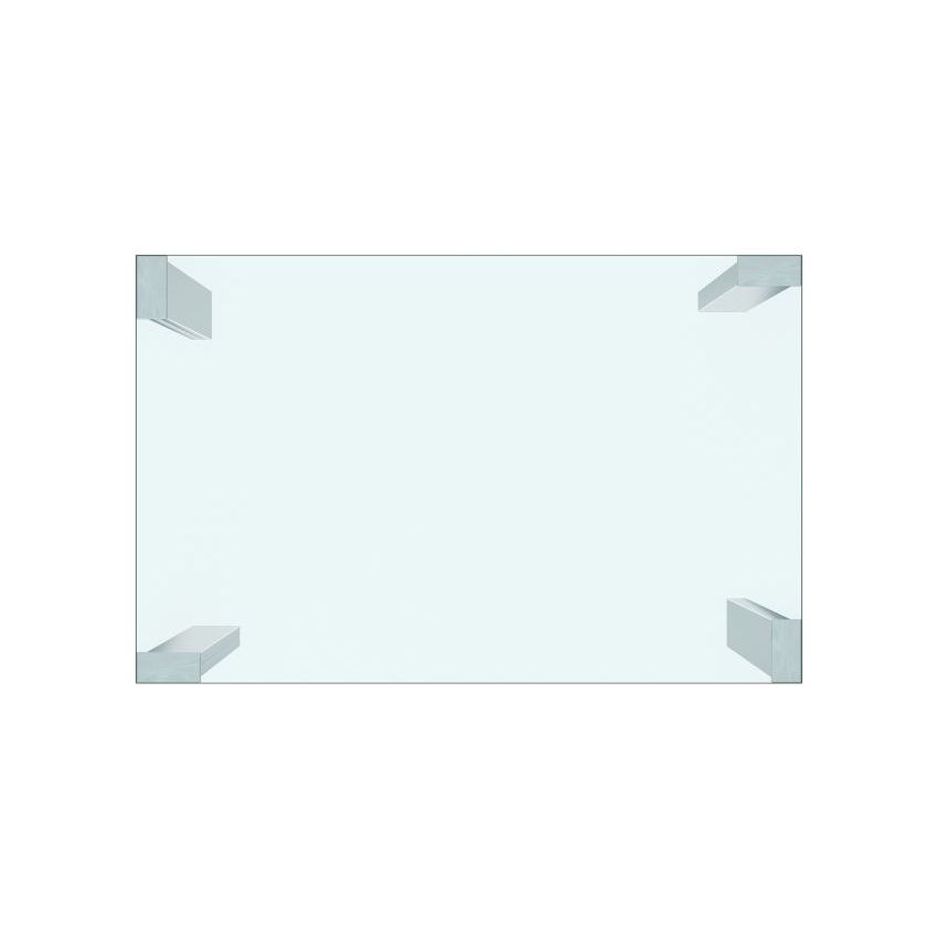 FRANKFURT RECTANGULAR DINING TABLE IN STAINLESS STEEL