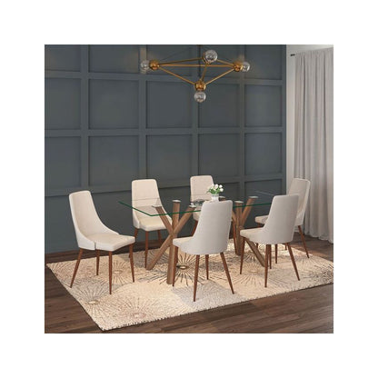 STARK RECTANGULAR DINING TABLE IN WALNUT