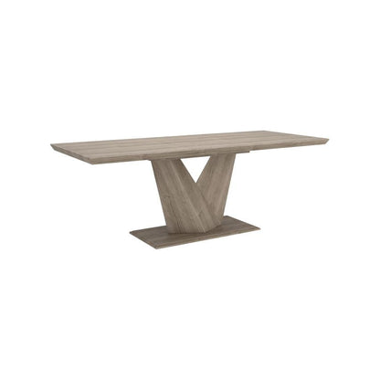 ECLIPSE DINING TABLE W/EXTENSION IN WASHED OAK