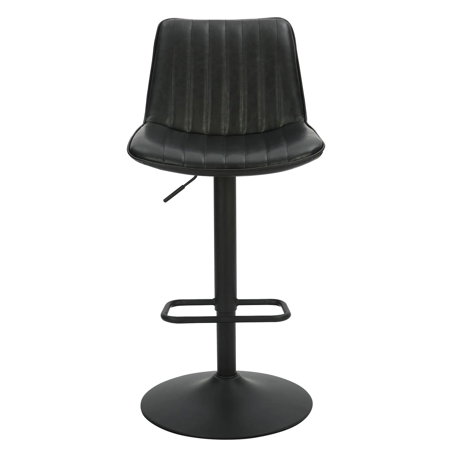 Kosi Faux Leather Bar Stools Set of 2 – Swivel, Tufted, Modern Style