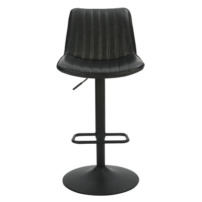 Kosi Faux Leather Bar Stools Set of 2 – Swivel, Tufted, Modern Style