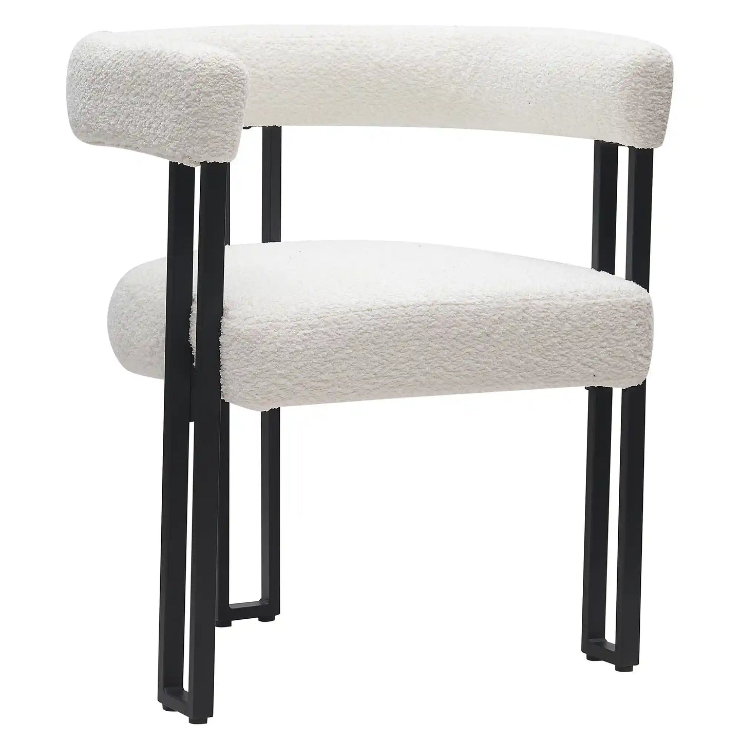 Calisto/Scarlet 5 Piece Dining Set With White Marble Table