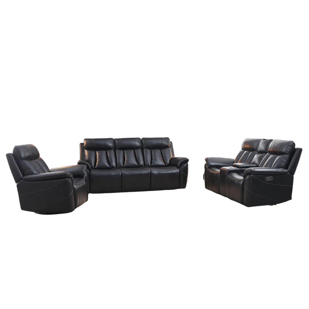 3PC Dual Power Recliner Set 