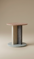 Table d’appoint piédestal en marbre