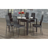 Dining table set with six chairs 