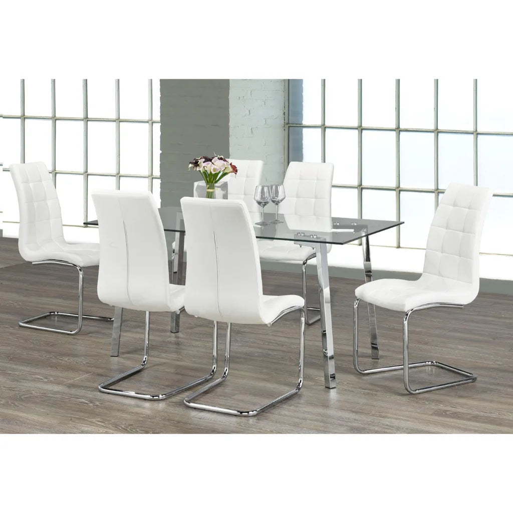 7-Piece Glass Dining Set