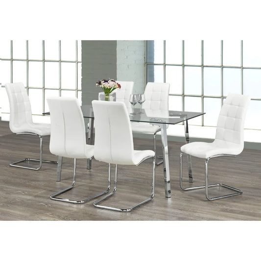 7-Piece Glass Dining Set
