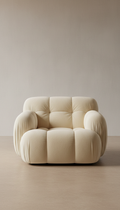 Fauteuil d’appoint modulable en velours