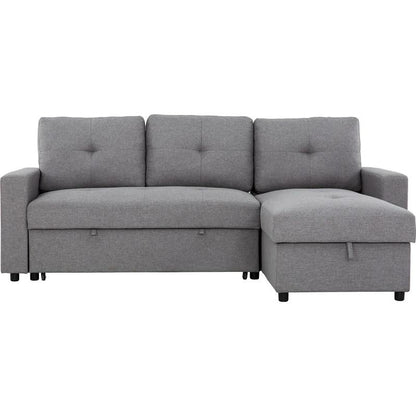 Mobilier modulaire convertible Mason en tissu (Sectionnel-lit réversible Mason - Canvas Smoke - PR-MASON.SMOKE)