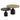 Adira 2pc Nesting Coffee Table Set in Antique Gold & Black Metal