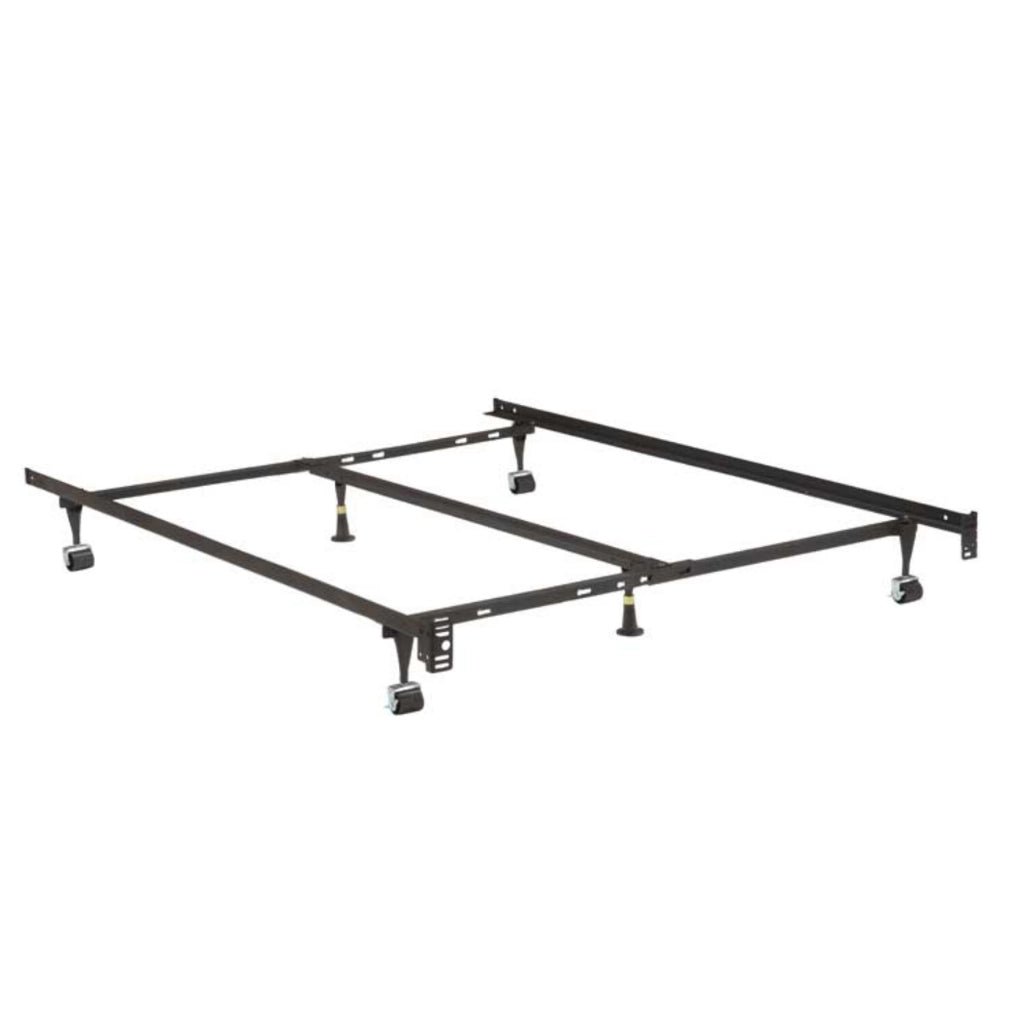 Black metal bed frame 