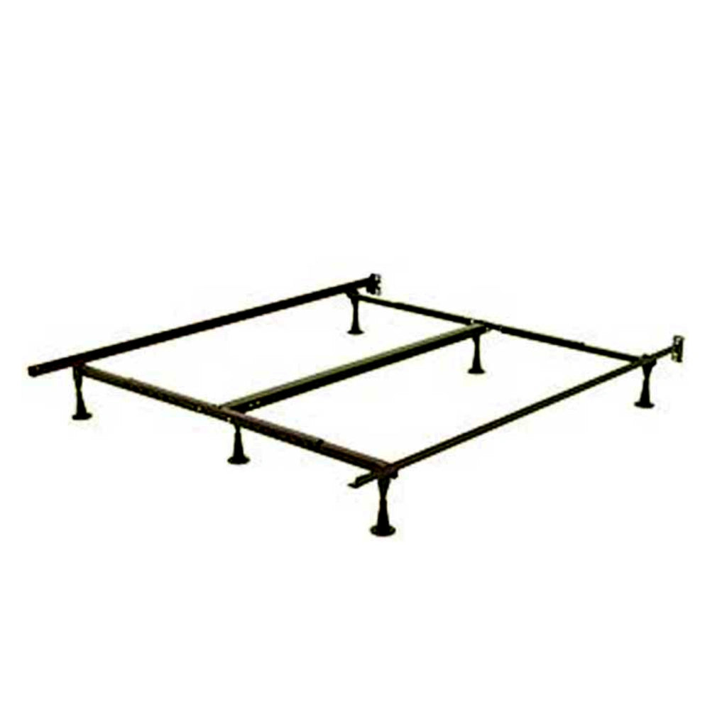 Black metal bed frame 