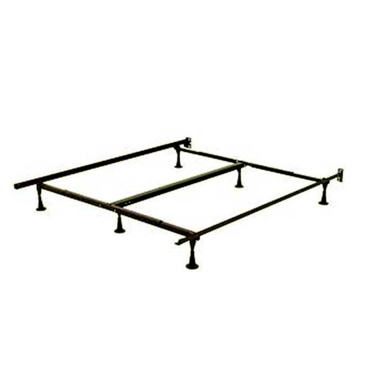 Black metal bed frame 