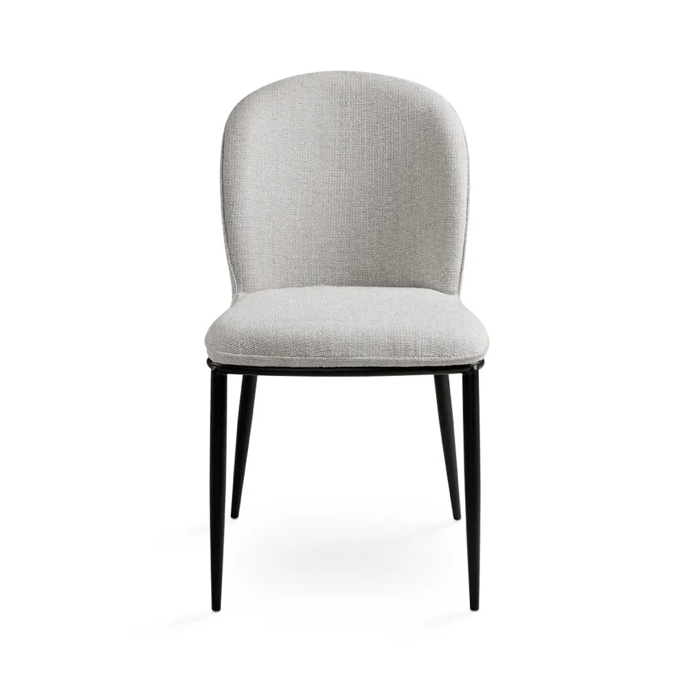 Angie Grey Linen Dining Chair – Elegant Comfort for Modern Dining