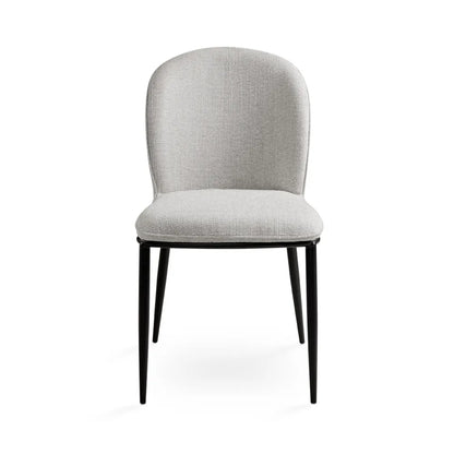 Angie Grey Linen Dining Chair – Elegant Comfort for Modern Dining
