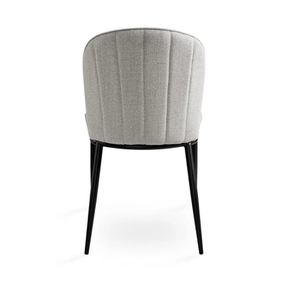 Angie Grey Linen Dining Chair – Elegant Comfort for Modern Dining