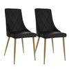 Antoine Modern Faux Leather Dining Chairs Set of 2