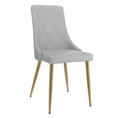 Antoine Modern Faux Leather Dining Chairs Set of 2