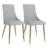 Antoine Modern Faux Leather Dining Chairs Set of 2