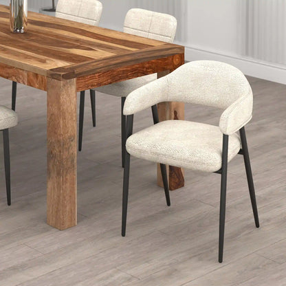 Archer Modern Fabric Dining Chairs Set of 2