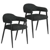 Archer Modern Fabric Dining Chairs Set of 2