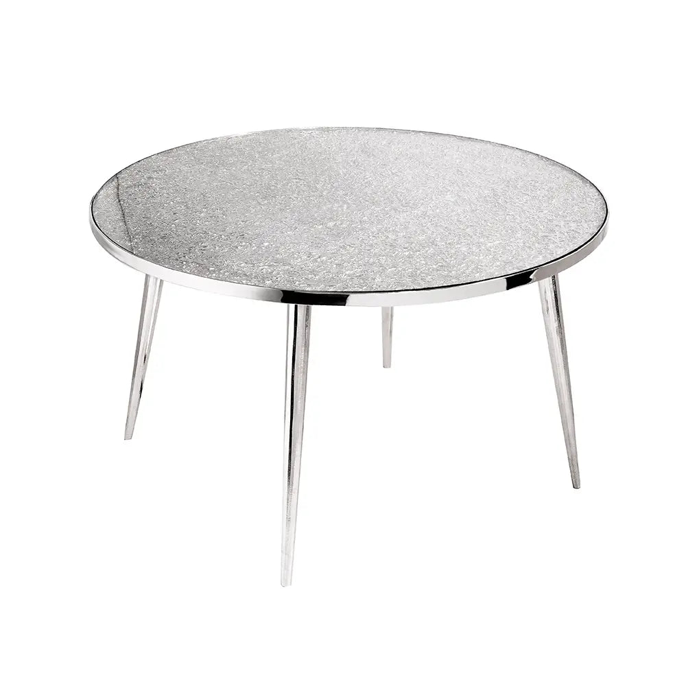 Aries Round Shaped Stainless Steel Coffee Table