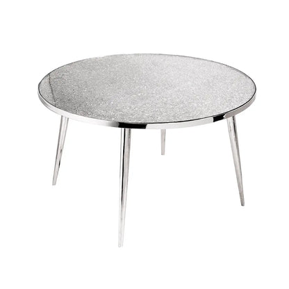Aries Round Shaped Stainless Steel Coffee Table