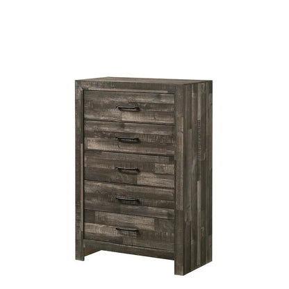 Wooden chest with 5 drawers 