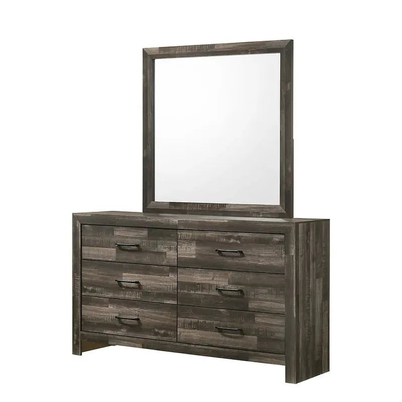 Athens Wooden dresser with mirror