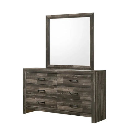 Athens Wooden dresser with mirror