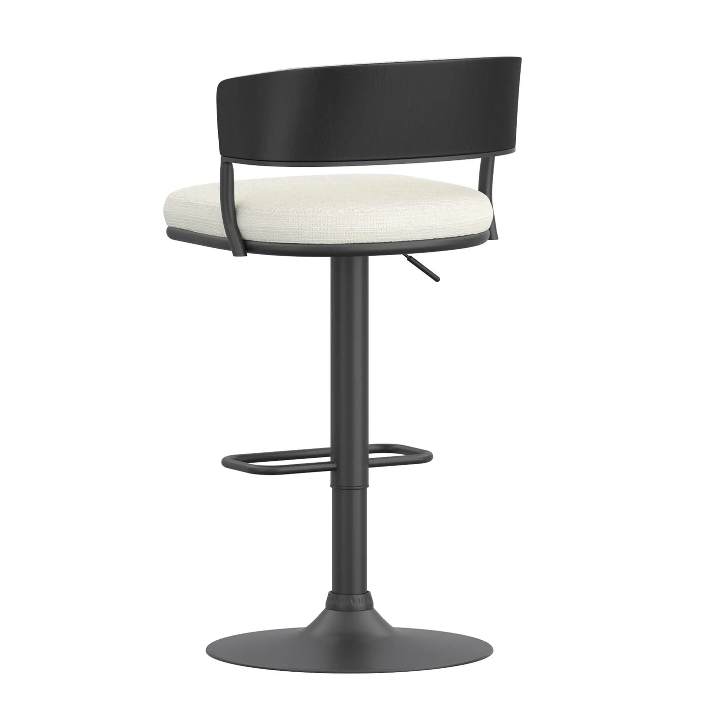 Kazan Adjustable Fabric Bar Stools Set of 2 – Water-Repellent