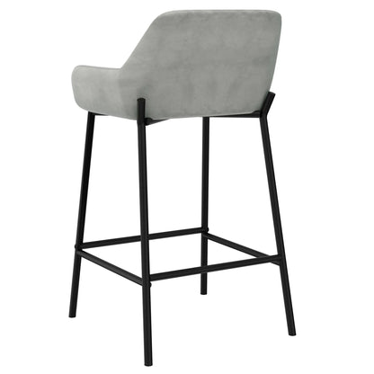 Baily 26 Velvet Counter Stools Set of 2 – Fixed Height