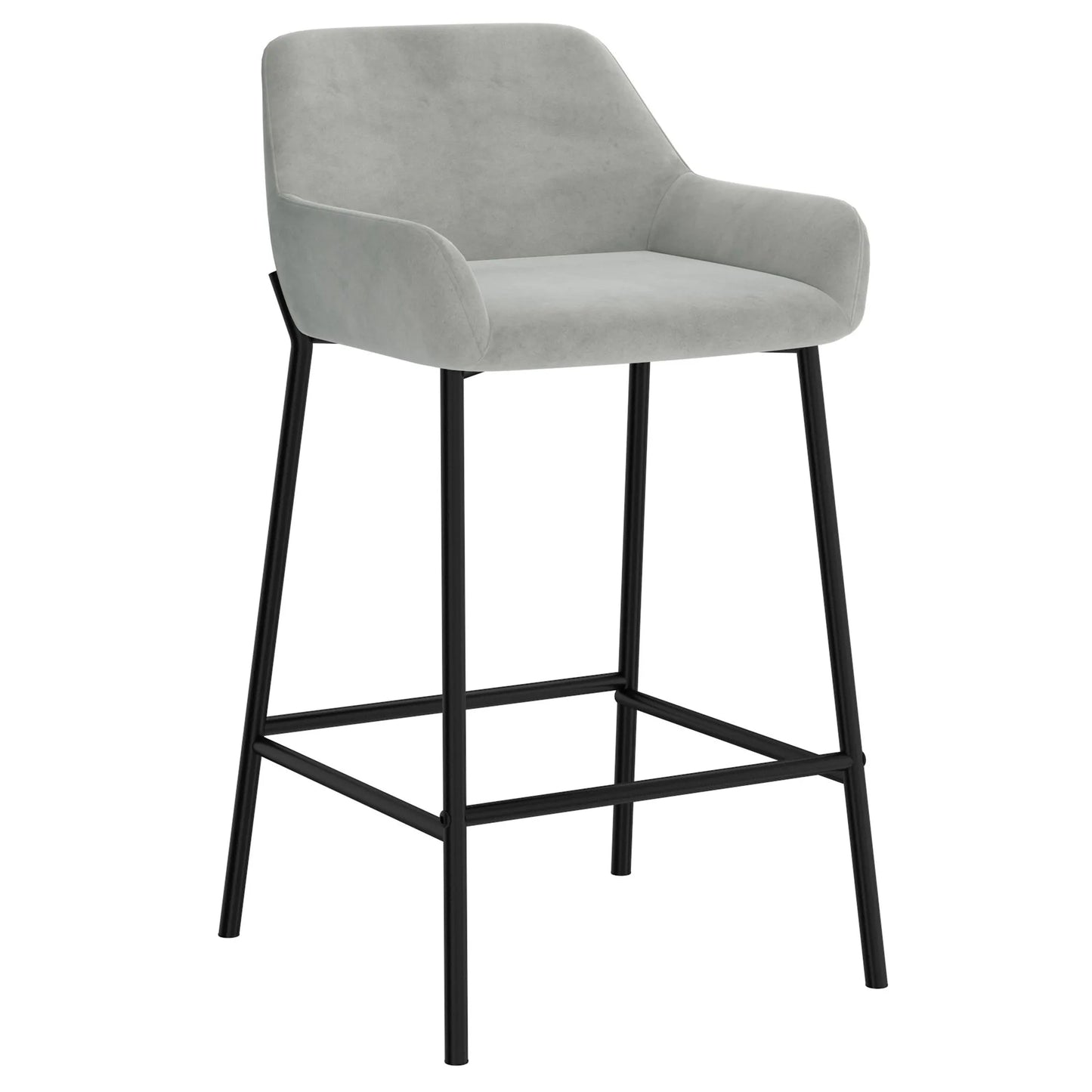 Baily 26 Velvet Counter Stools Set of 2 – Fixed Height