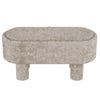 Sezron Linen Storage Ottoman With Lift-Top and Hidden Storage
